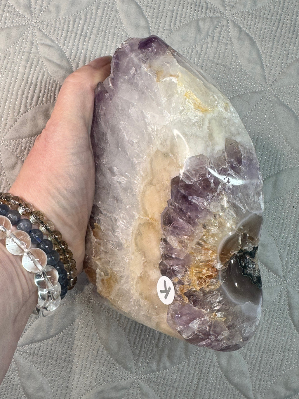 Amethyst Bowl 918g with Iron Inclusions | Natural Geode Crystal Dish | Radiant Crystals UK
