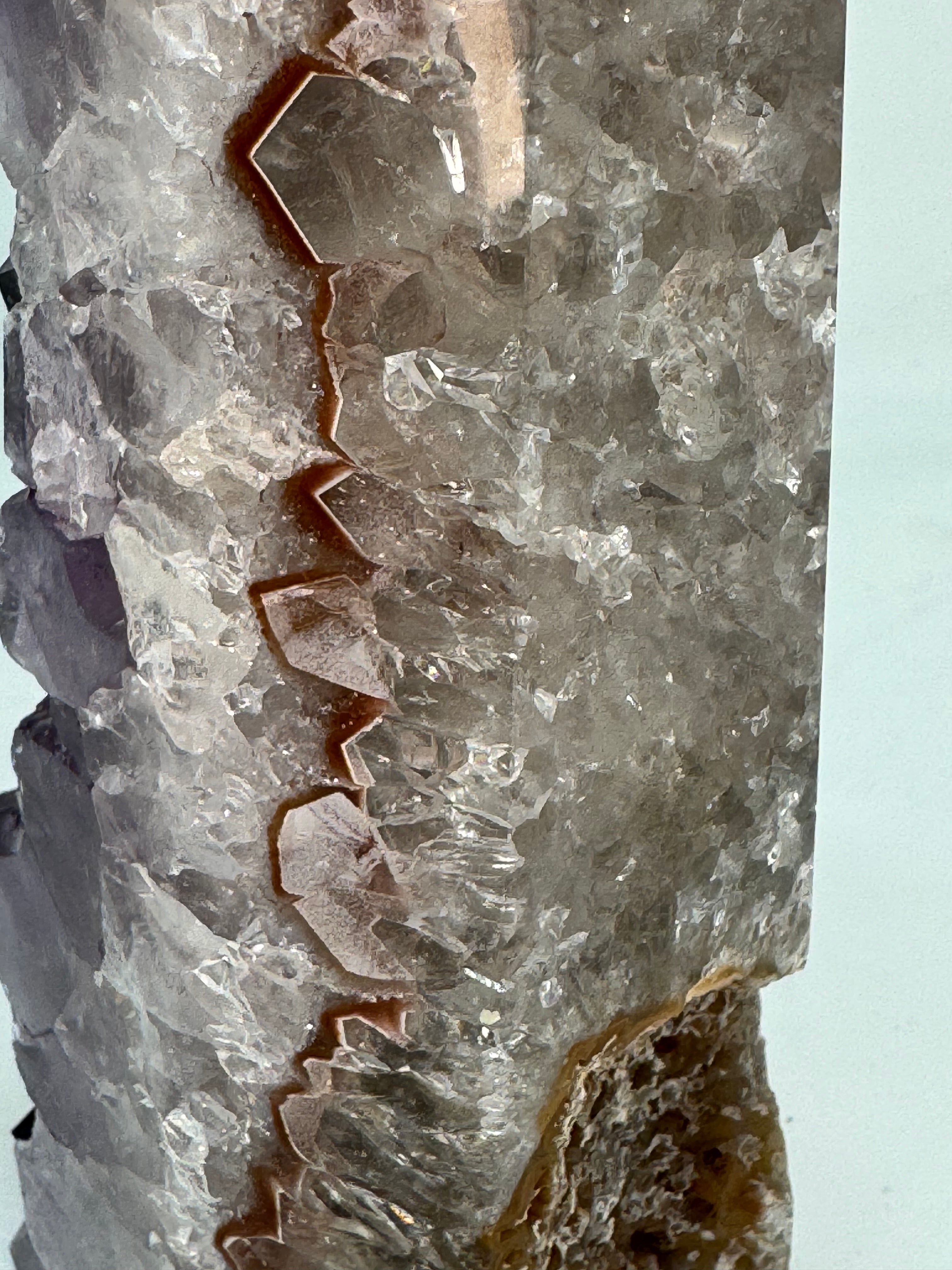 Deep Purple Amethyst Tower 716g | Natural Druzy Crystal Self Standing Brazil | Radiant Crystals UK