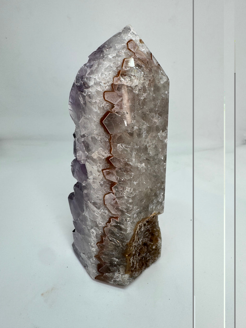 Deep Purple Amethyst Tower 716g | Natural Druzy Crystal Self Standing Brazil | Radiant Crystals UK