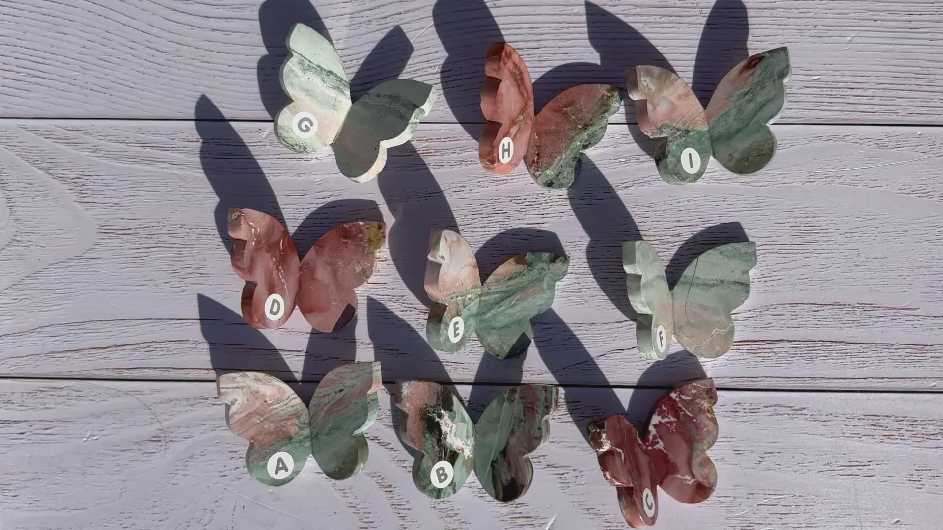 Unicorn Jasper 3d butterfly carving– Handcrafted Nature Décor | Natural crystal Sculpture | (Copy)