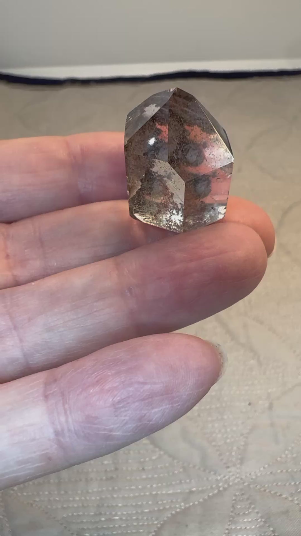 Garden Quartz Crystal Points | Natural Lodolite Mini Towers | Radiant Crystals UK