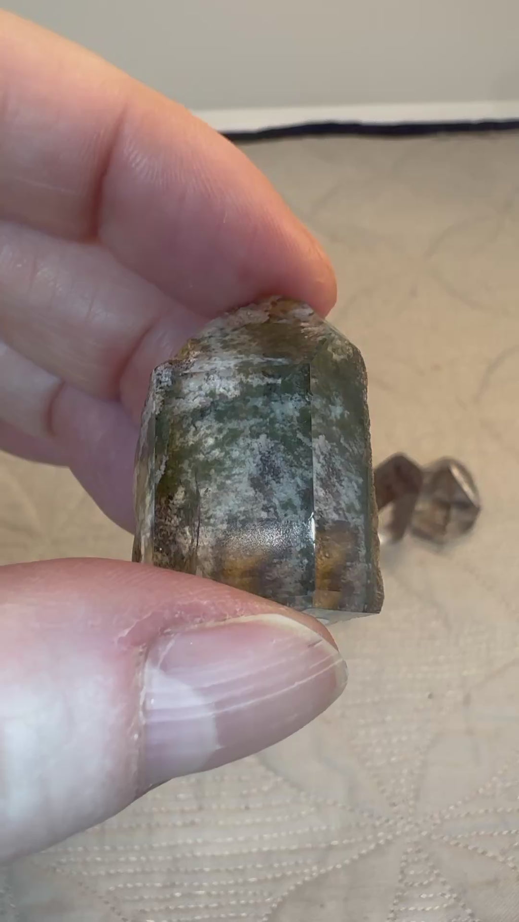 Garden Quartz Crystal Points | Natural Lodolite Mini Towers | Radiant Crystals UK