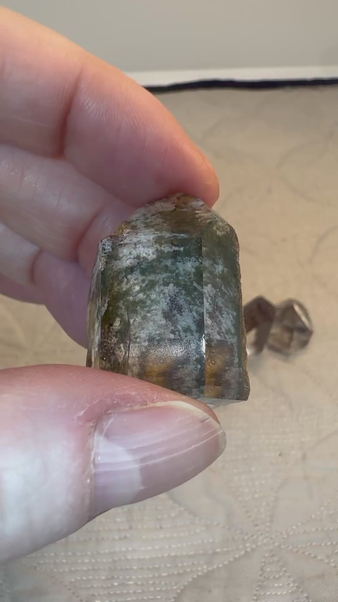 Garden Quartz Crystal Points | Natural Lodolite Mini Towers | Radiant Crystals UK